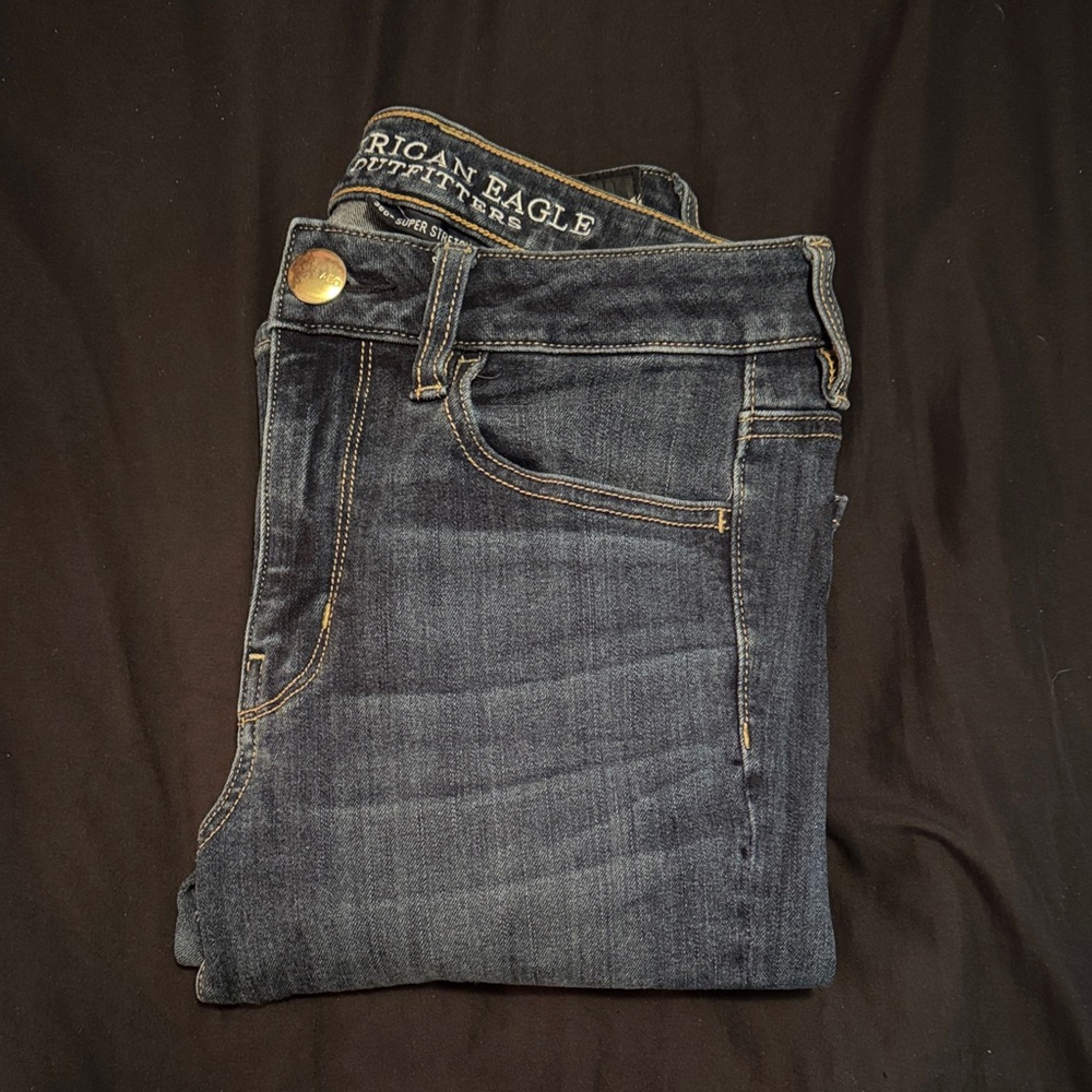 American Eagle Outfitters Women's Deep Indigo Skinny Jeans